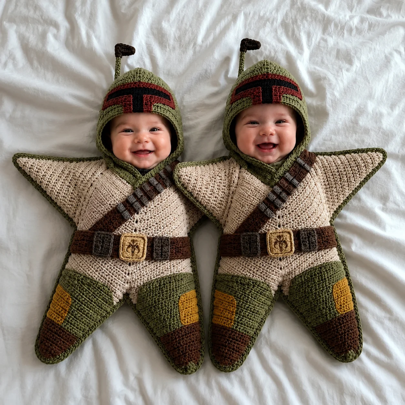 Handmade Crochet Baby Romper