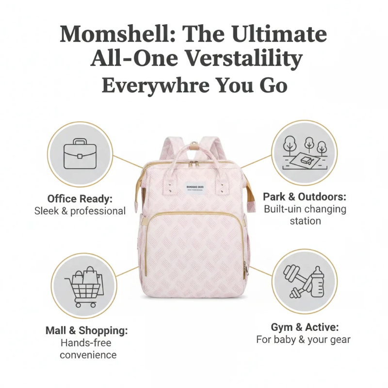 Diaper Bag with Changing Station