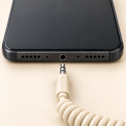 Retro Corded Phone Handset