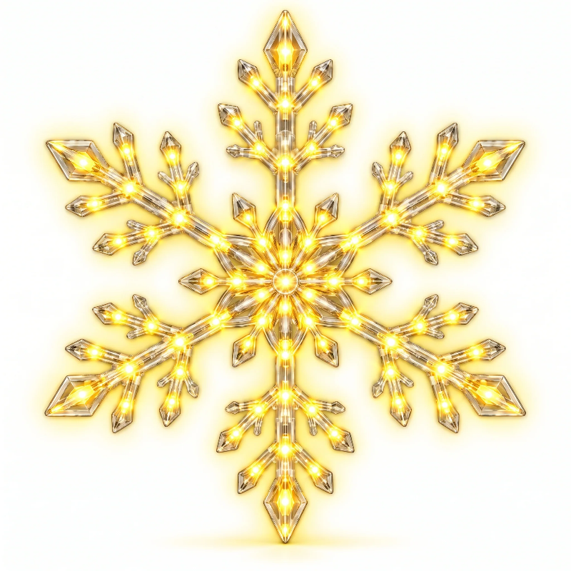 LED Snowflake Christmas Wall Decorations