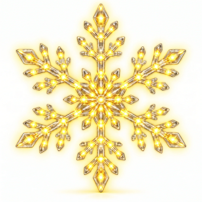 LED Snowflake Christmas Wall Decorations