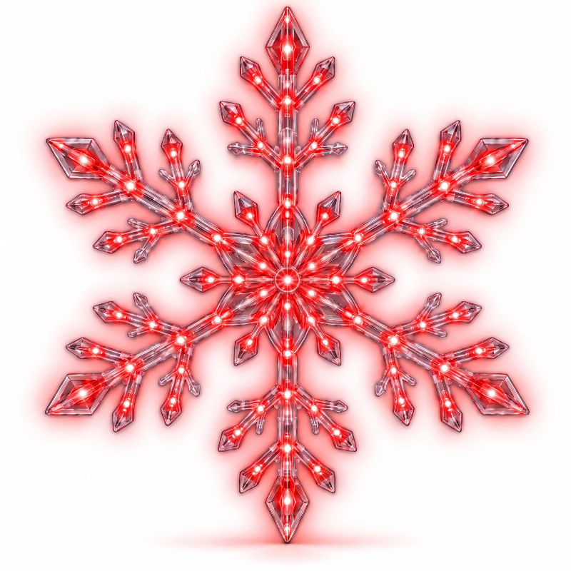 LED Snowflake Christmas Wall Decorations