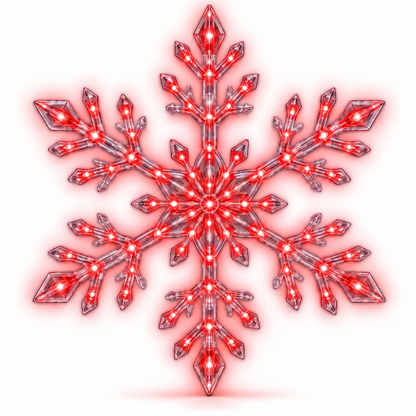 LED Snowflake Christmas Wall Decorations