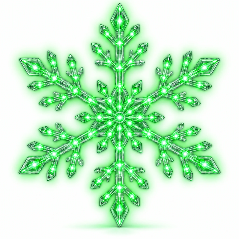 LED Snowflake Christmas Wall Decorations