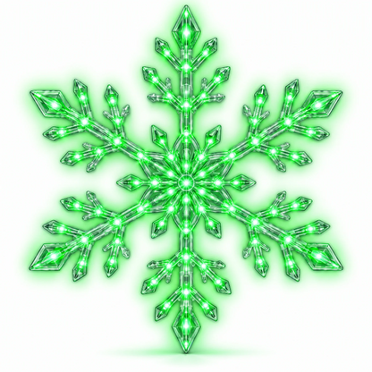 LED Snowflake Christmas Wall Decorations