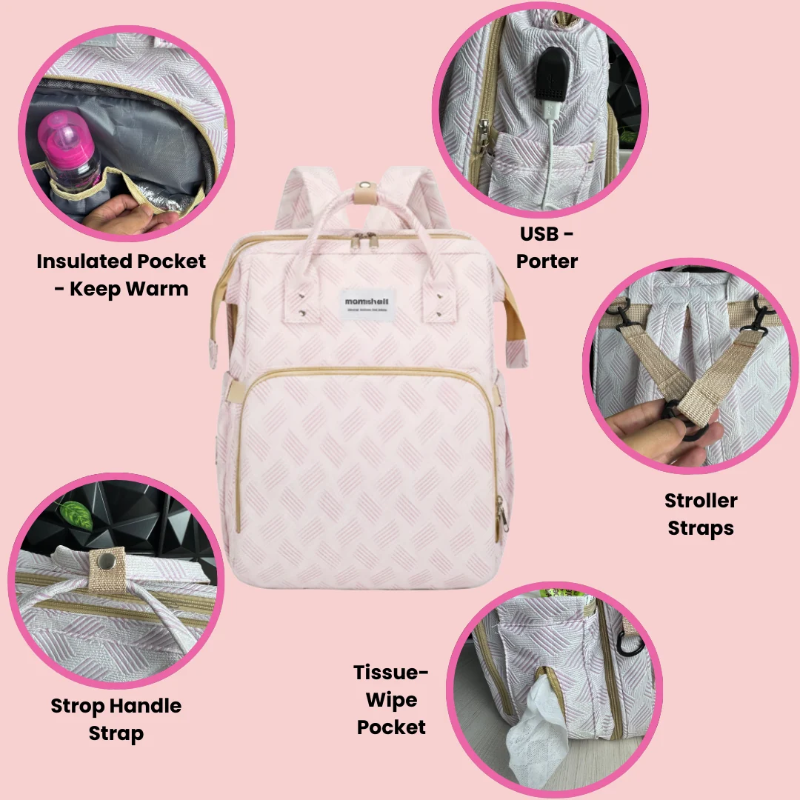Diaper Bag with Changing Station