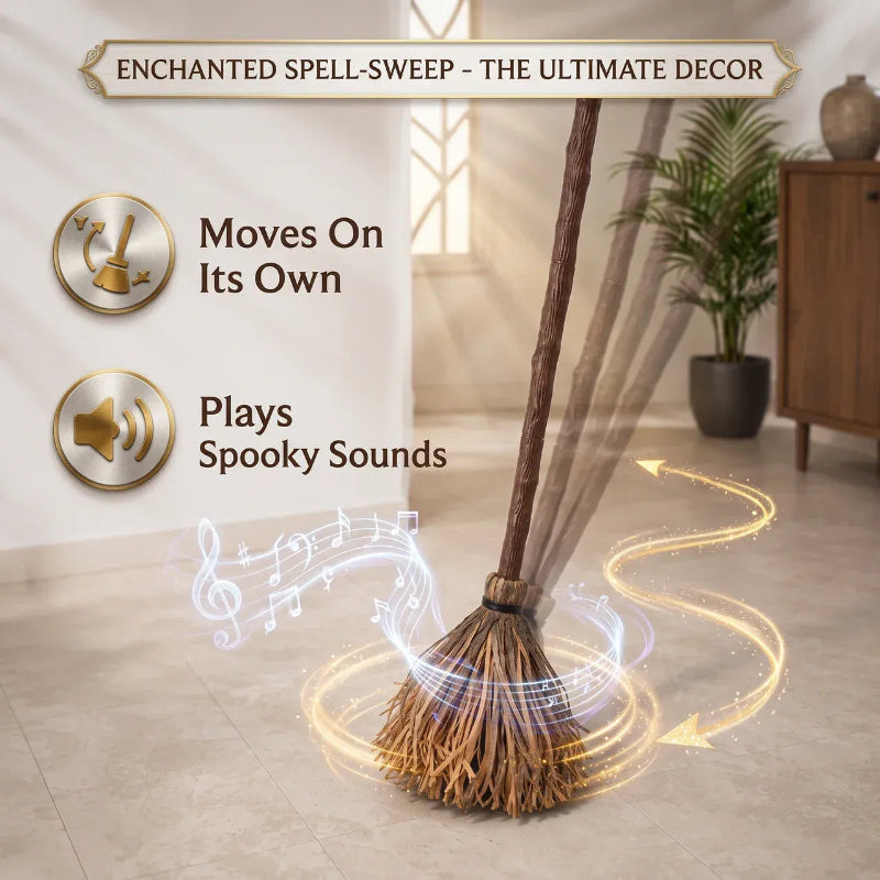 Self-Moving Enchanted Broom