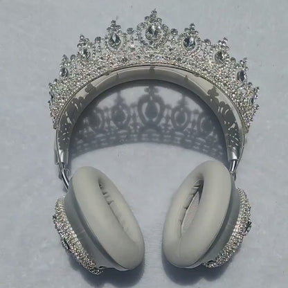 Silver Crown Headphones