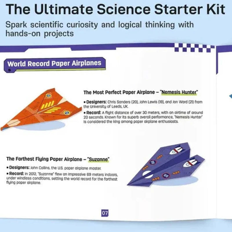 DIY Paper Airplane Set for Kids – 16 Designs