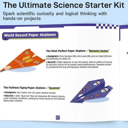 DIY Paper Airplane Set for Kids – 16 Designs